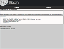 Tablet Screenshot of lokalguide.com